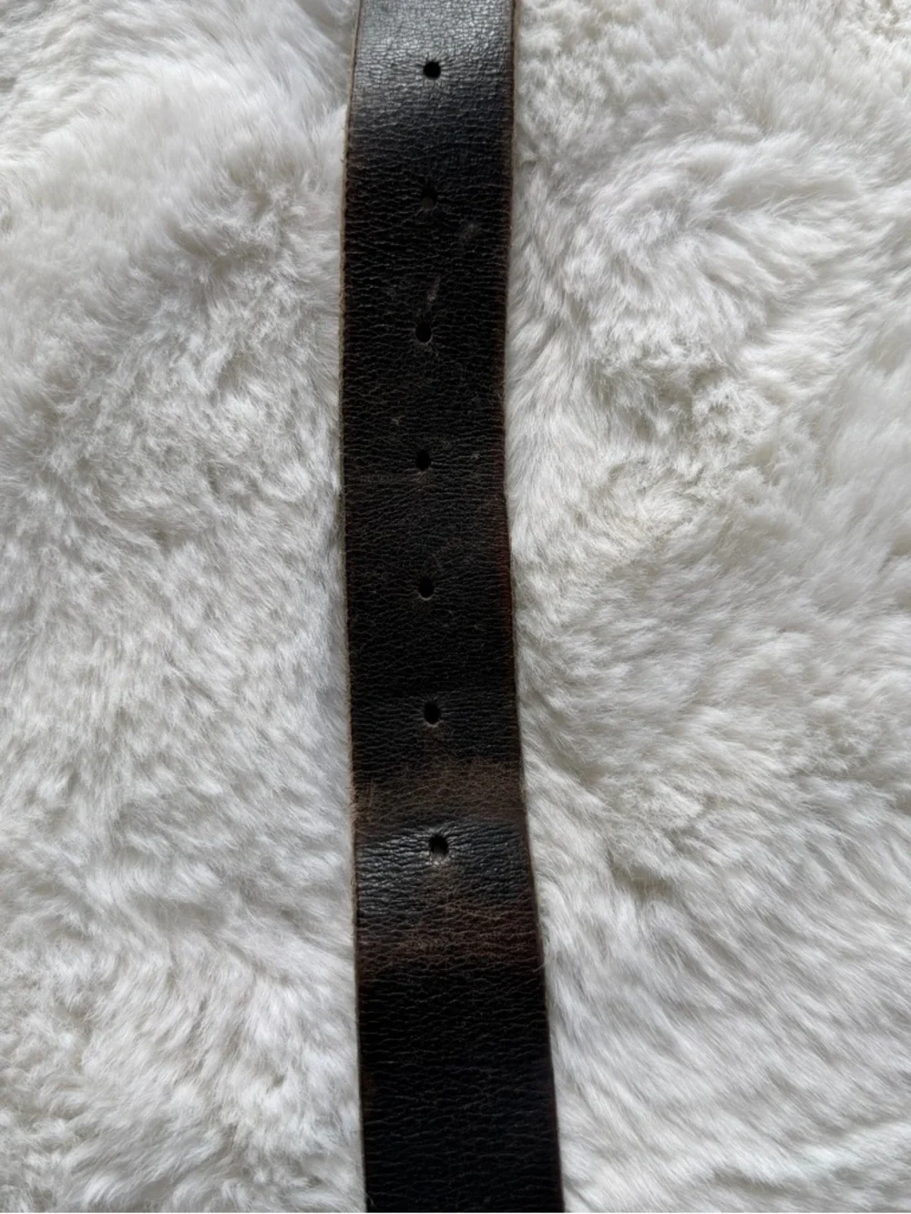 Abercrombie Kids Leather Belt Size 5–8 Brown Distressed Vintage
